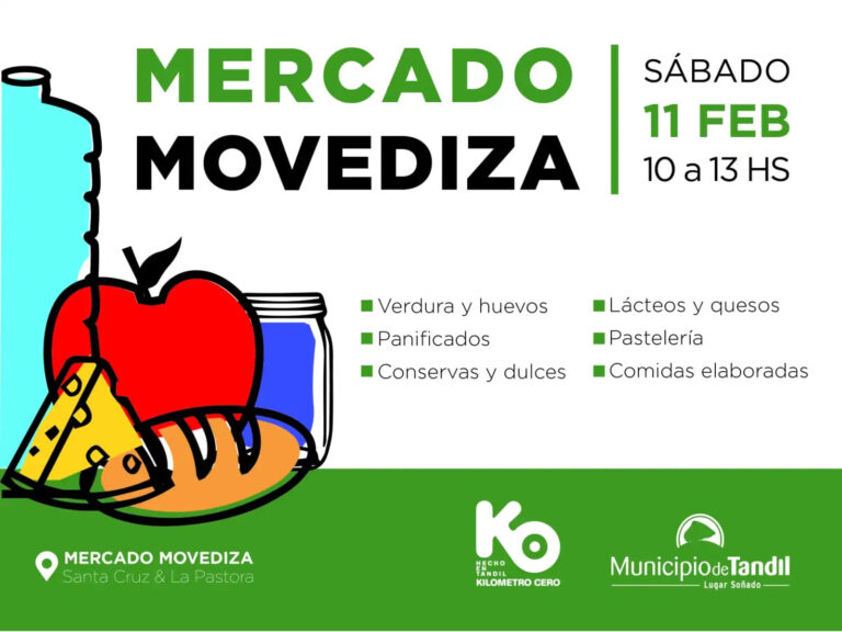 TANDIL: PRODUCTORES DE LA MOVEDIZA ABRIRÁN ESTE SÁBADO EL “MERCADO”