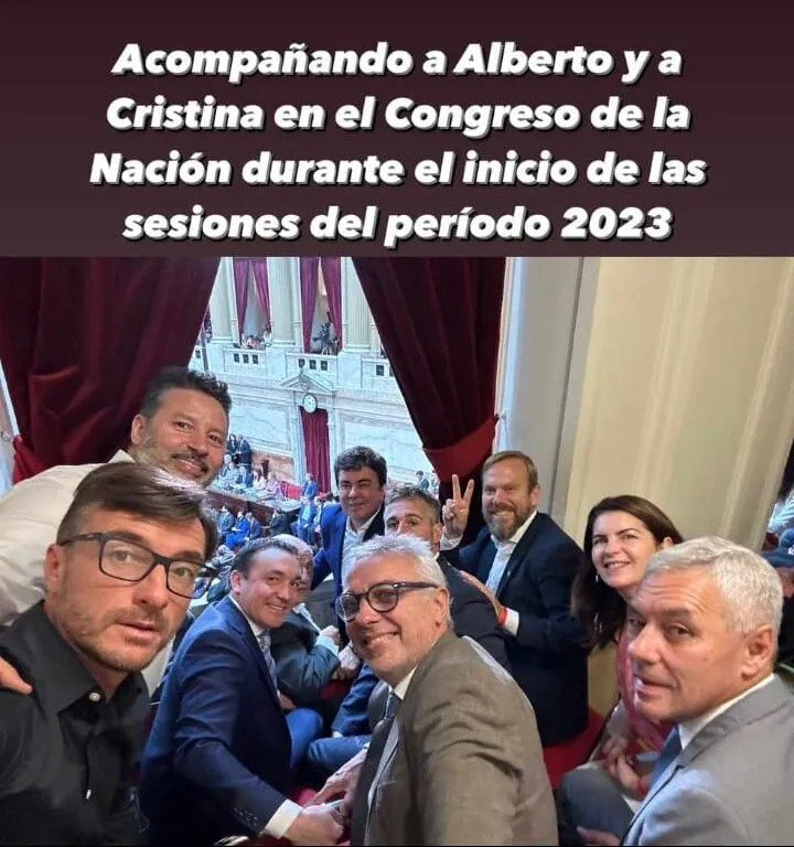 GUSTAVO MENÉNDEZ PRESENTE EN LA APERTURA DE SESIONES LEGISLATIVAS 2023