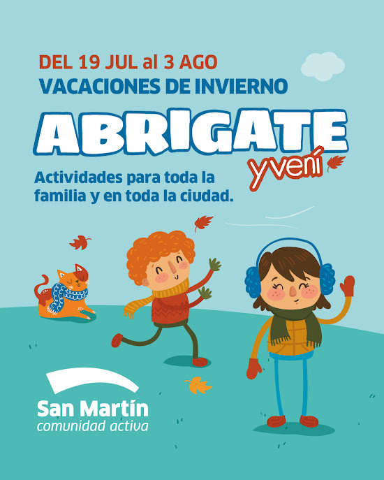 VACACIONES DE INVIERNO: SAN MARTÍN PROPONE MÁS DE 450 OPCIONES GRATUITAS PARA DISFRUTAR EN FAMILIA