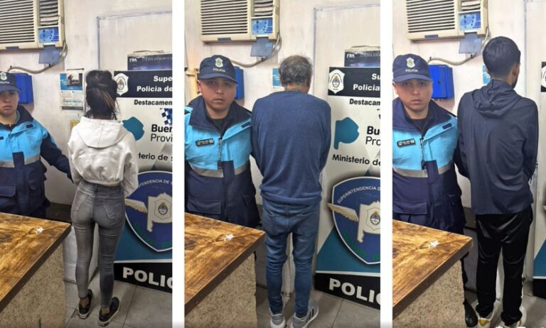 DETIENEN EN PILAR A TRES NARCOTRAFICANTES CON MÁS DE DOS KILOS DE MARIHUANA