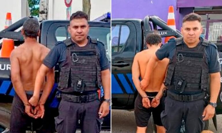 PILAR: DOS DETENIDOS TRAS SUSTRAER MATERIALES DE UNA OBRA