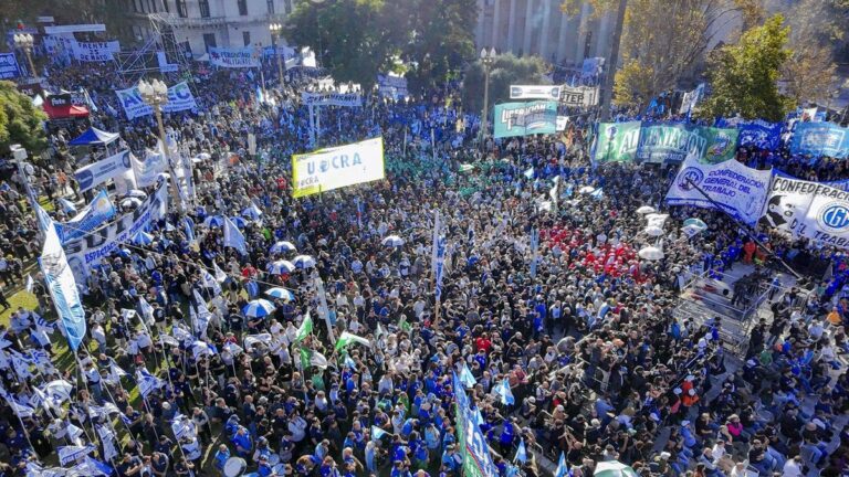 PREVIO AL PRIMERO DE MAYO LA CGT MOVILIZA